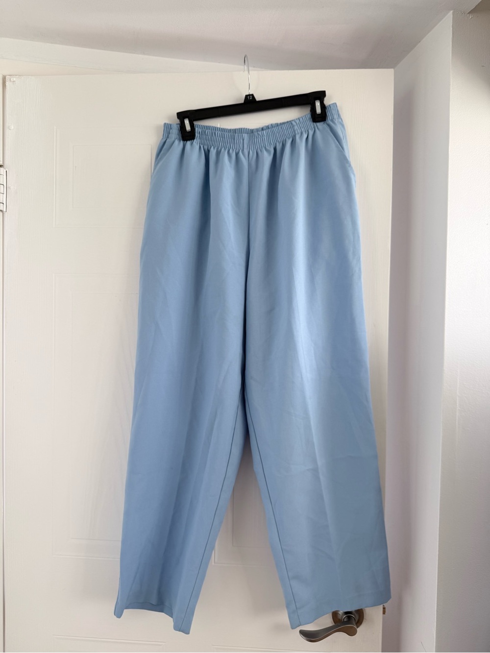 Bon Worth Light Blue women’s Elastic Waist Casual Joggers